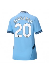 Manchester City Bernardo Silva #20 Voetbaltruitje Thuis tenue Dames 2024-25 Korte Mouw